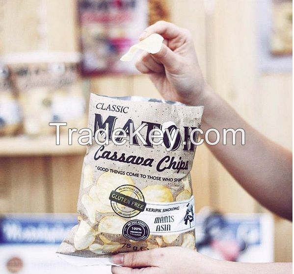 Matoh Cassava Chips - Sweet Salty Flavour Snacks