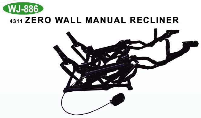 Zerowall Manual Recliner Mechanism WJ-886