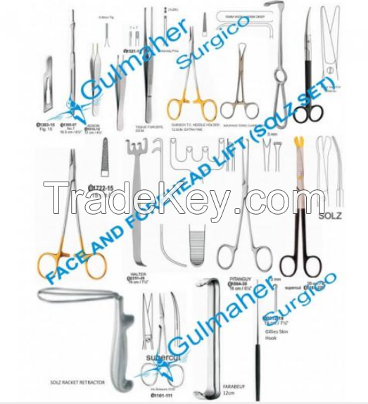 Facelift & Forehead Surgery Instruments