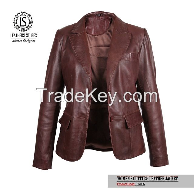 Women's Leather Casual Jackets