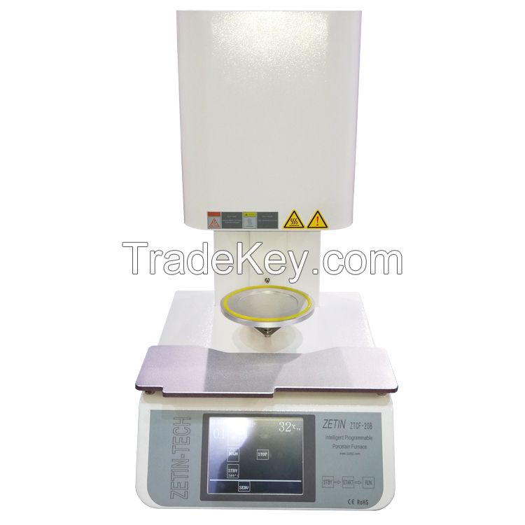 1300c touch screen dental lab porcelain firing furnace made in china