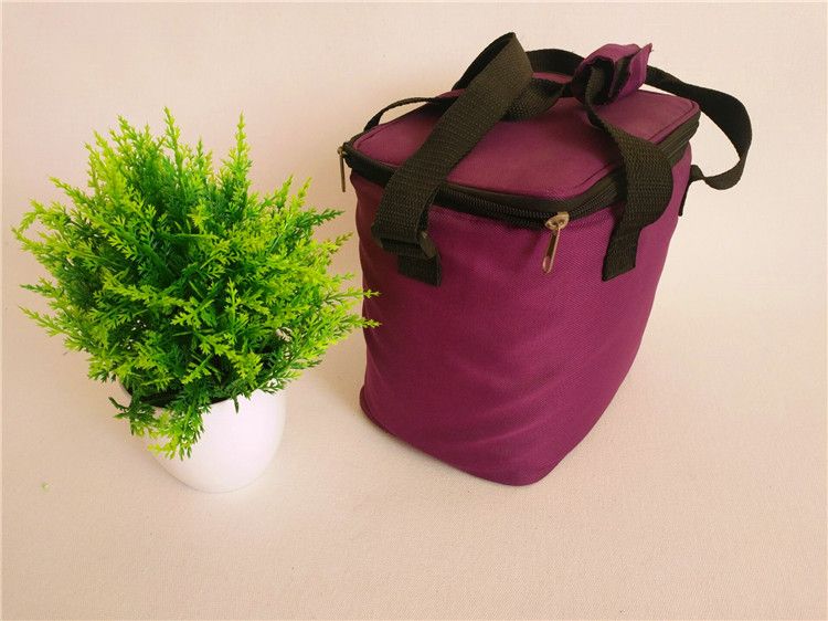 hot sale durable canvas&polyester thermos bag lunch bag