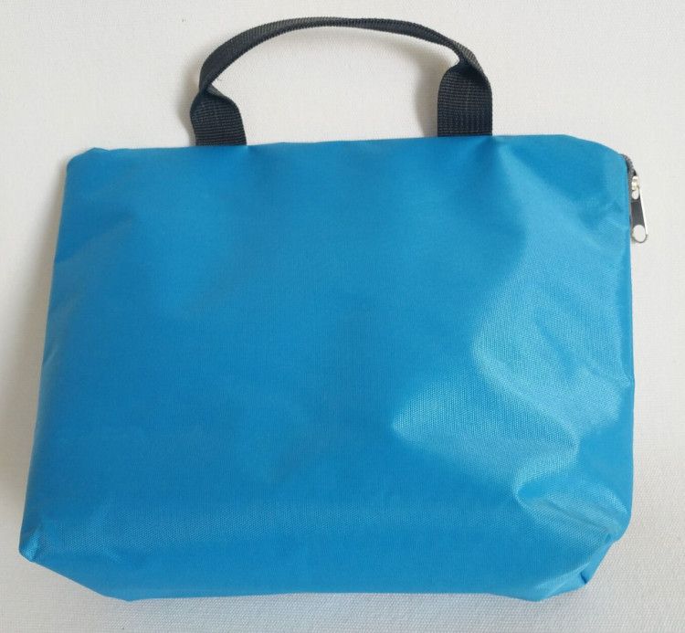 flamingo printing convas cosmetic bag storage bag with handle