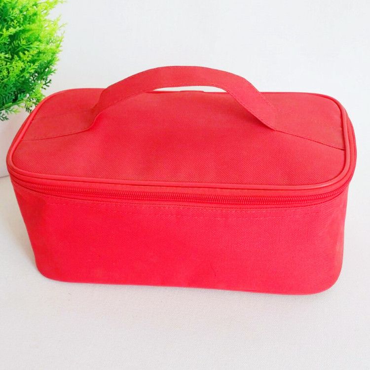 hot sale durable zipper  canvas aluminium foil cooler bag lunch bag