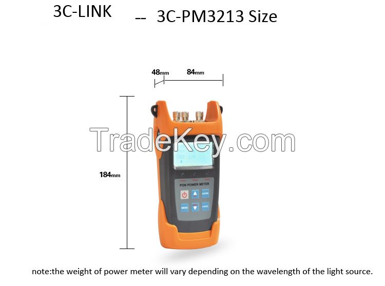 Handheld factory price FTTH power meter PON optic power meter price/power meter fiber optic