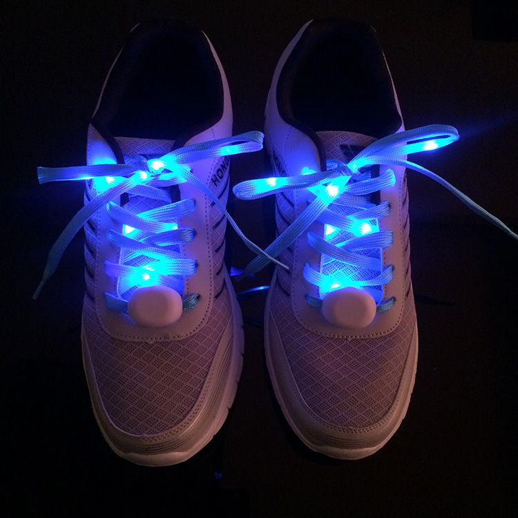 Abs Nylon Led Flashing Shoelace