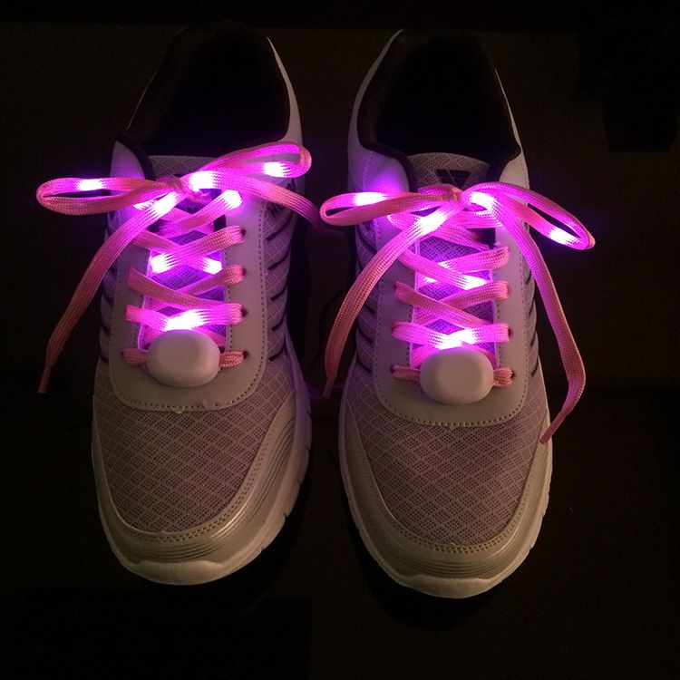 ABS nylon led flashing shoelace