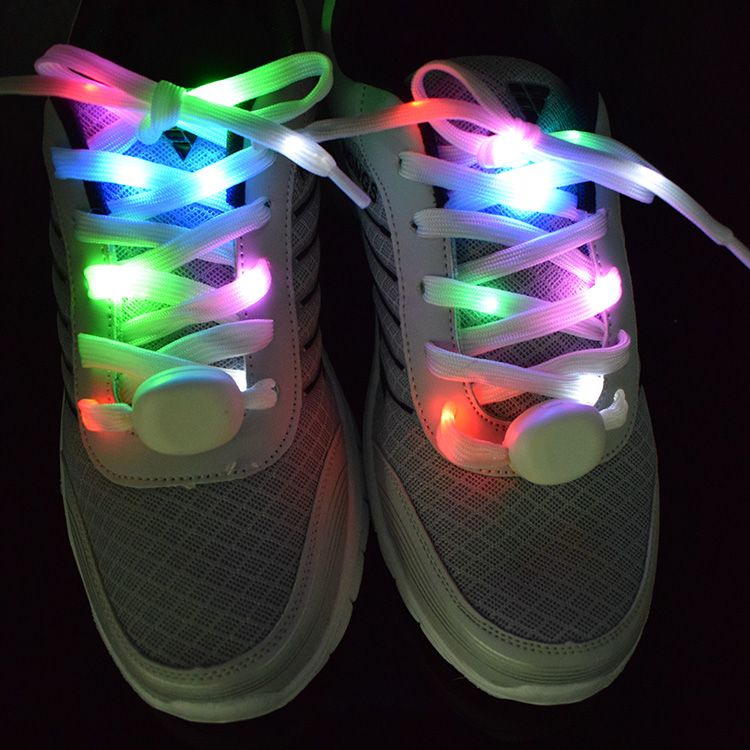 ABS nylon led flashing shoelace