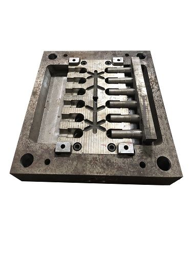 Three-way plastic pipe mould
