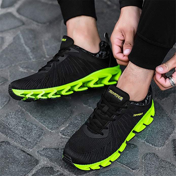 Men's Running Shoes Mesh Breathable Sneaker Non-Slip Lightweight Fashion Trainers Walk Gym Sport Shoes
