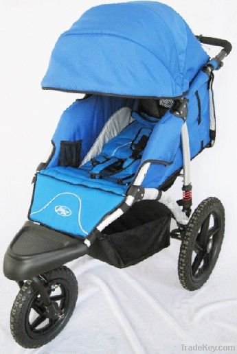 Perfect 12" front wheel/ 16" rear wheel baby stroller / buggy with rev