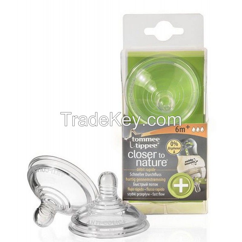 Tommee Tippee - Anti Colic Silicone 6m+ FAST FLOW