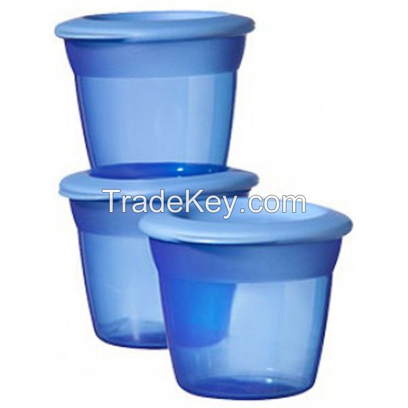 Tommee Tippee - Essentials 3x Food Pots - Blue