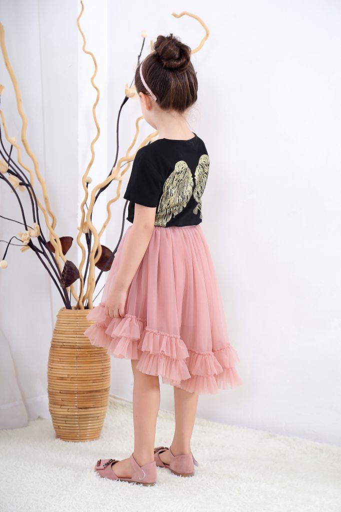 Frilled Tulle Skirt For Kids