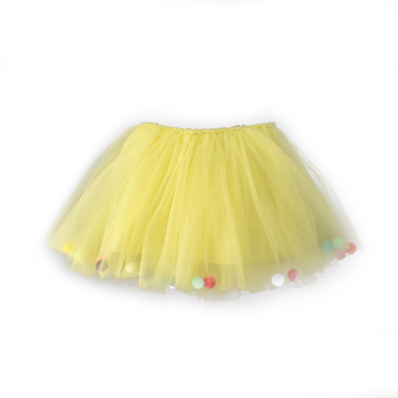 Soft tulle Skirt With Colorful Balls
