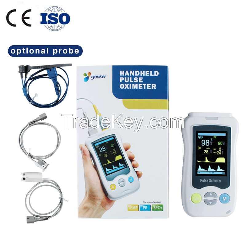 2.4inch Handheld Pulse Oximeter Adult Pediatrics Neonatal SpO2 Blood Oxygen Monitor 820mini