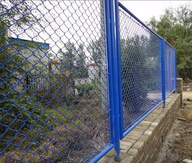 PVC Coated Security Wire Mesh Chain Link Fence