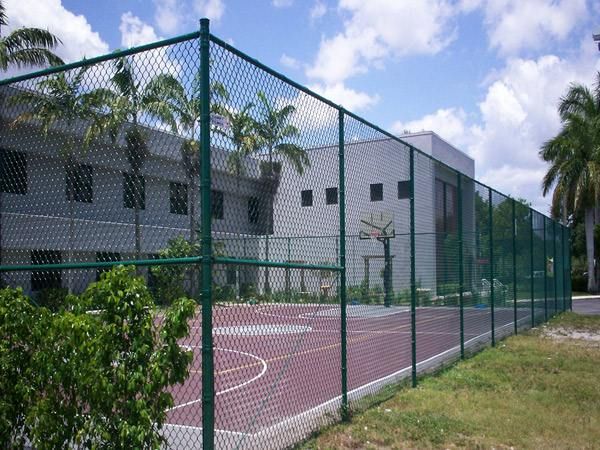 PVC Coated Security Wire Mesh Chain Link Fence