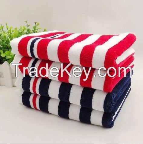 white hotel towel