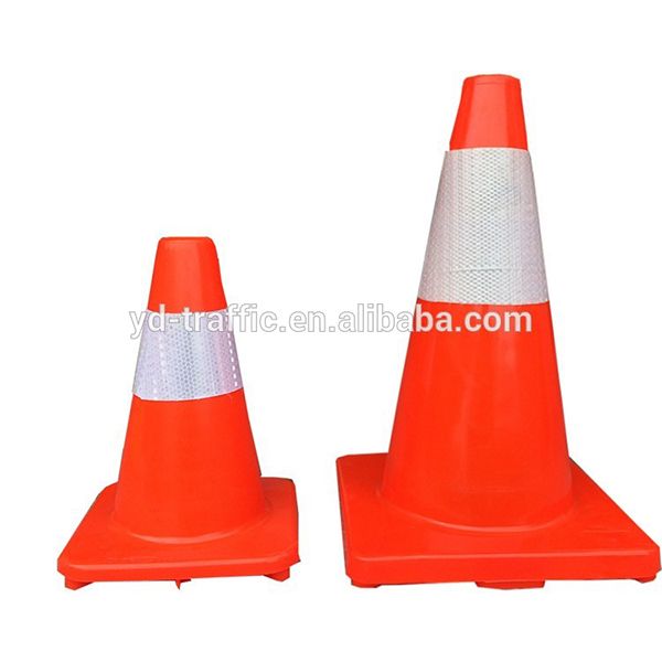 30cm ,45cm,70cm,90cm Pvc Traffic Cone Unbreakable Traffic Cone Flexible Traffic Cone Eco-friendly Material