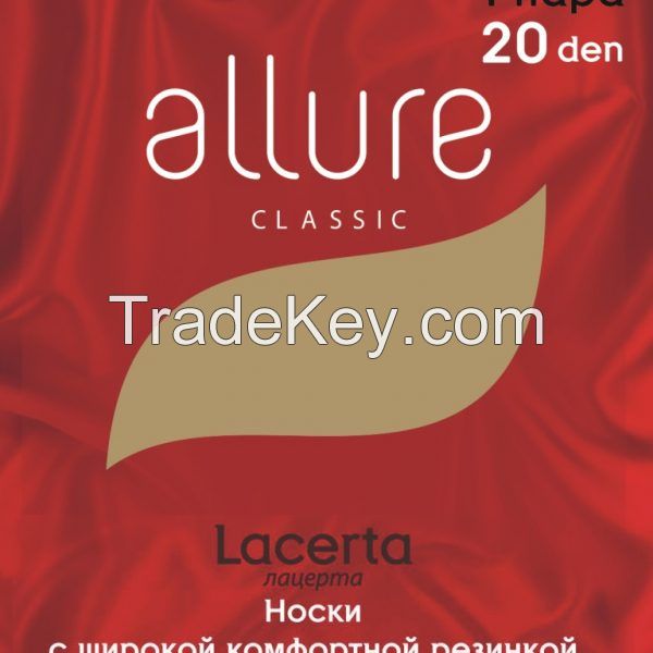 ALLURE Lacerta 20 Den 1 pair Women socks pantyhose