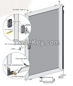 36&acirc;€&sup3;x94&acirc;€&sup3; Unassembled Economy Sliding Screen Door