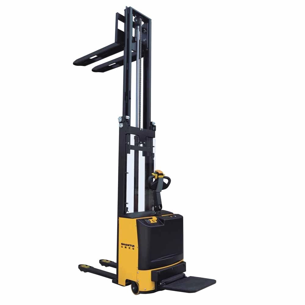 1.5 ton 4.5 meter walkie stacker forklift