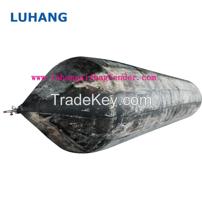 Rubber salvage floating lifting airbags launching air bag