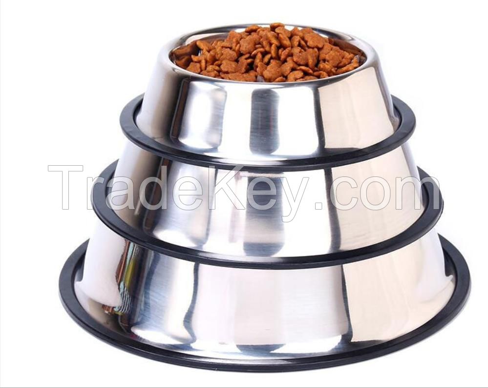 Pet Bowls for Dogs Cats Non-Slip Bottom