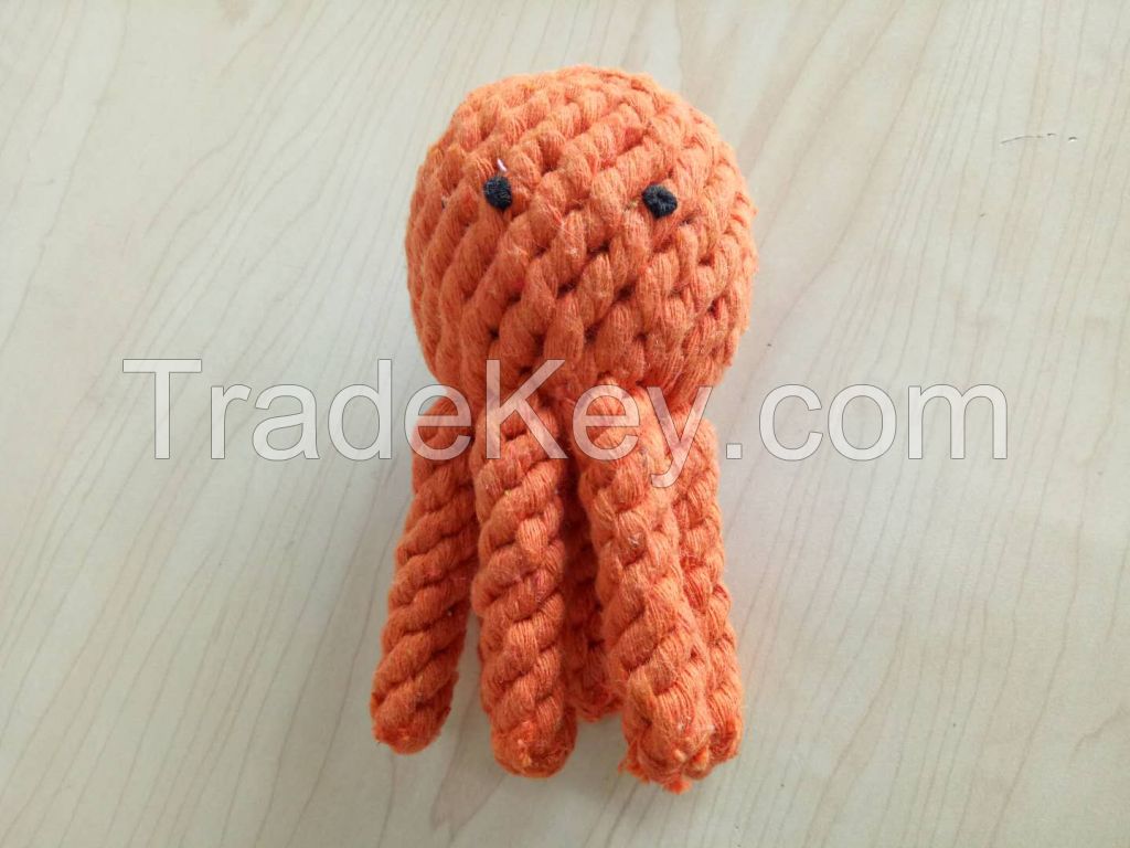 Pet Teeth Cleaning Dog Toy Octopus