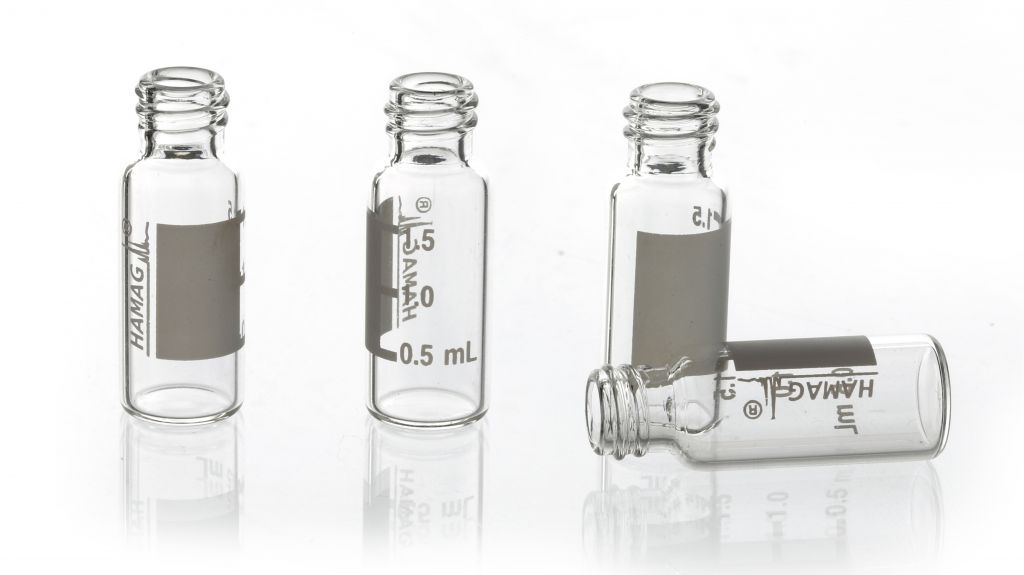 8-425 screw thread sample vial with cap and septa