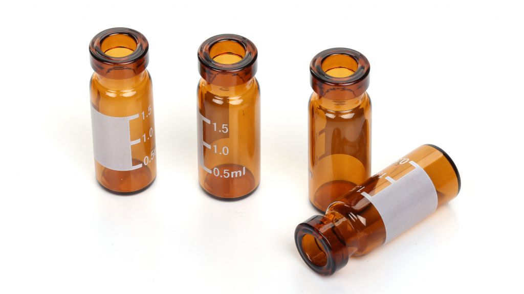 11mm Crimp sample vials with cap and septa