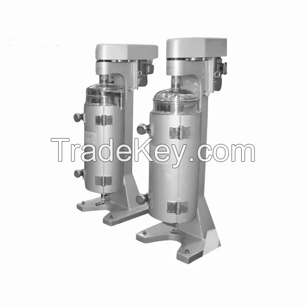 Small continuous bowl tubular centrifuge oil water Separation oil machine