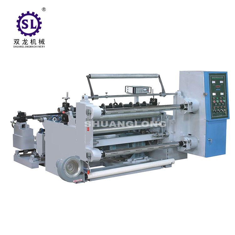 Full Automatic Plastic Film Adhesive Slitting and Rewinding Machine