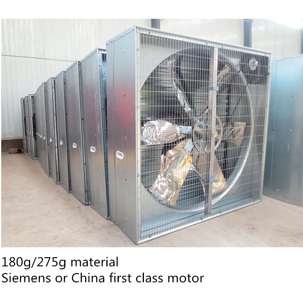 Push-pull poultry centrifugal exhaust fan