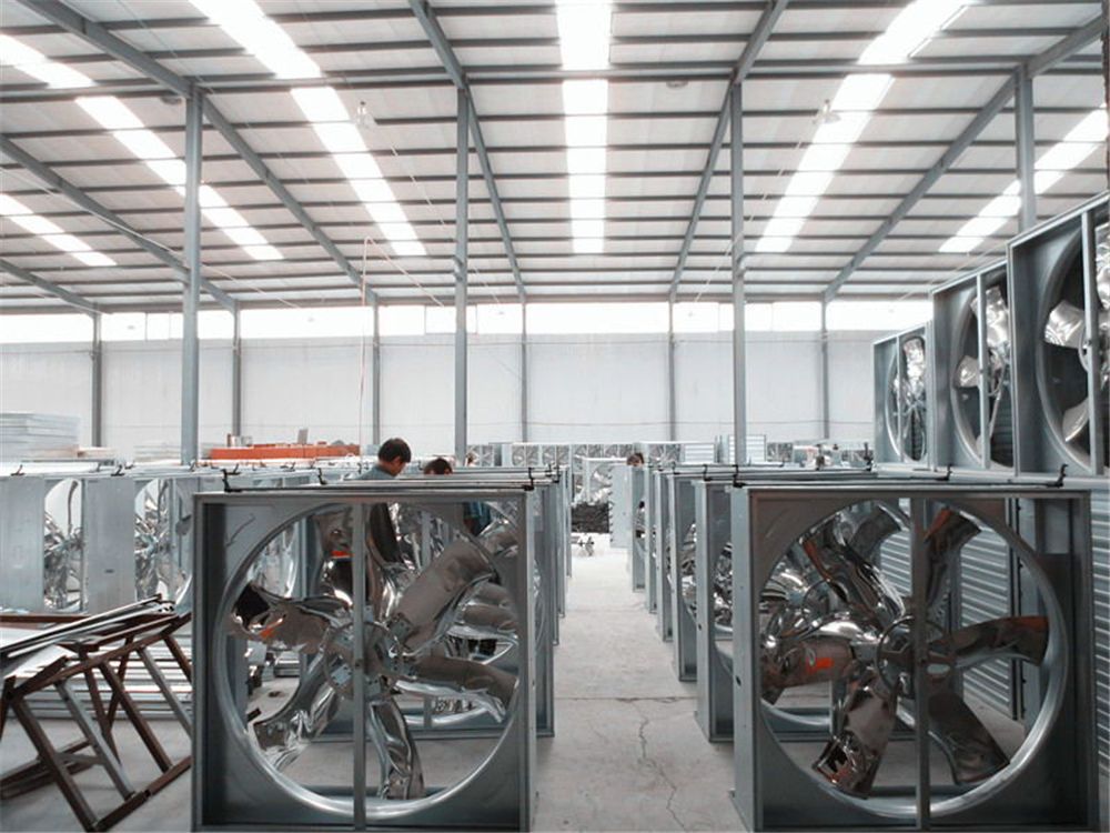 Push-pull poultry centrifugal exhaust fan