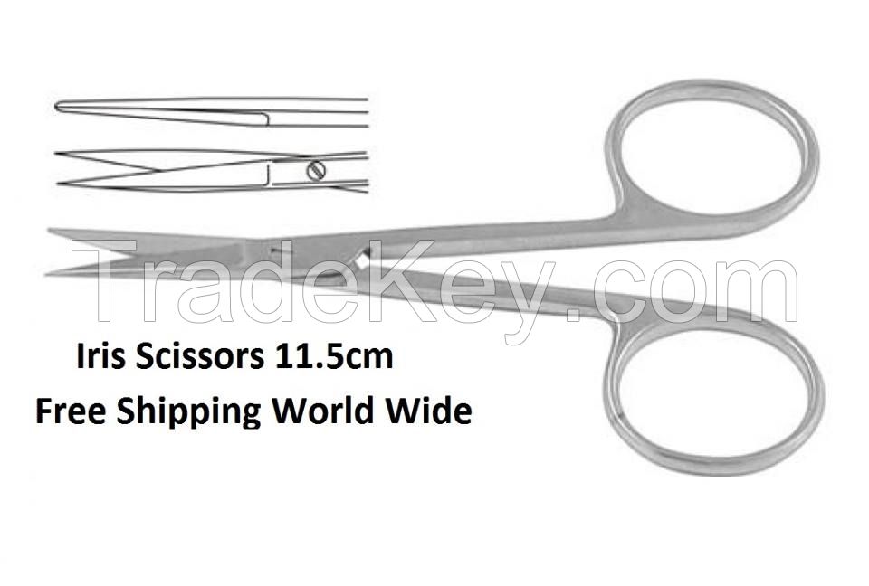 Iris Dedicated Scissors Straight or Curved 11.5 cm