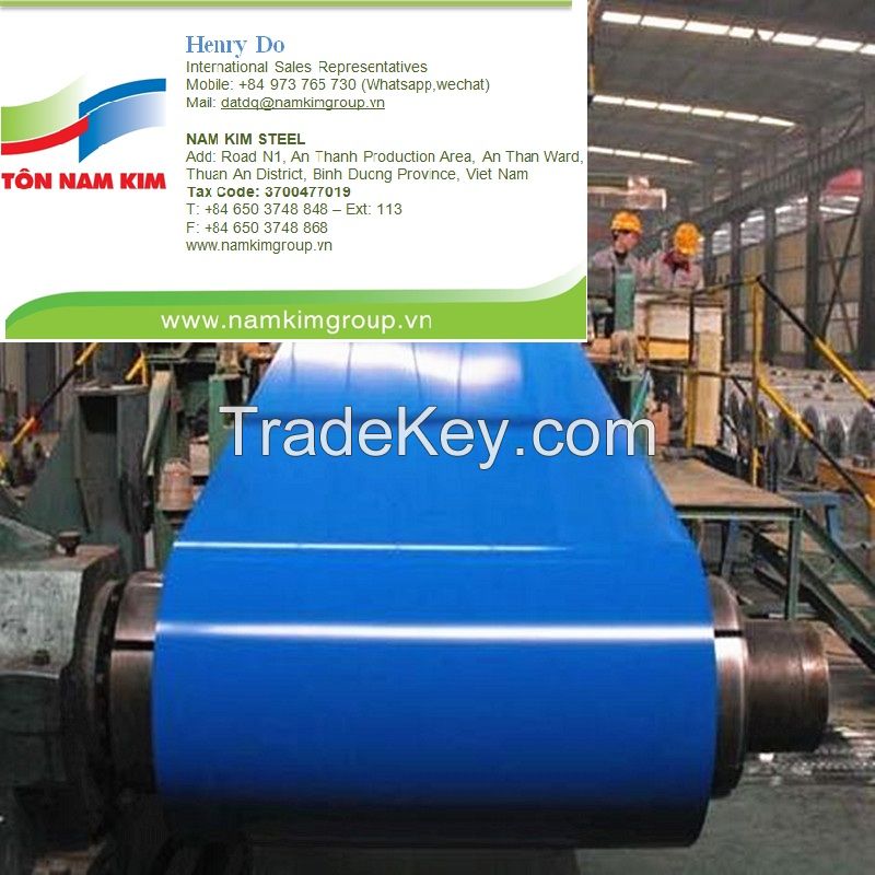 COLOR STEEL COILS/NAMKIM STEEL/VIETNAM STEEL