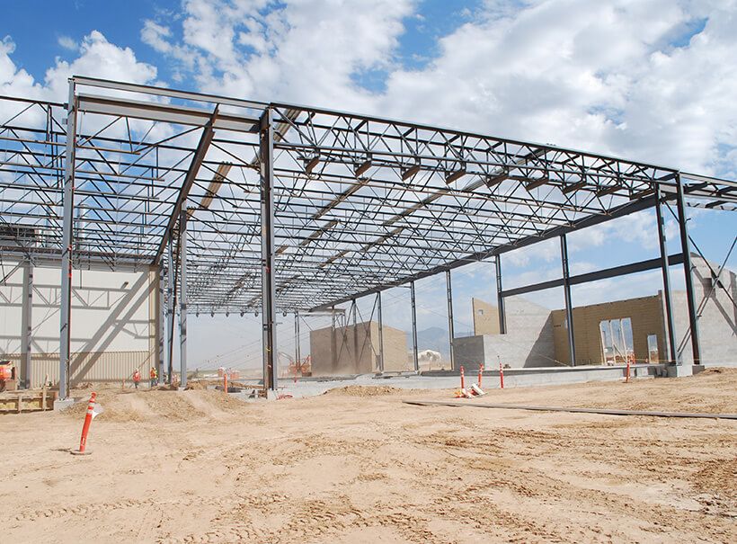 structural steel warehouse