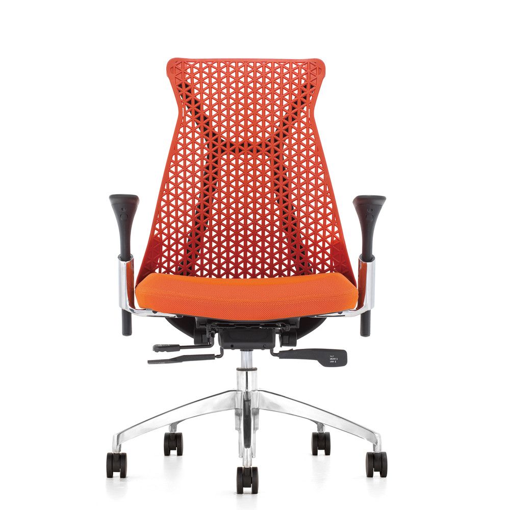 Modern creative meeting chair meeting room high quality soft swivel italian leisure 3D armchair