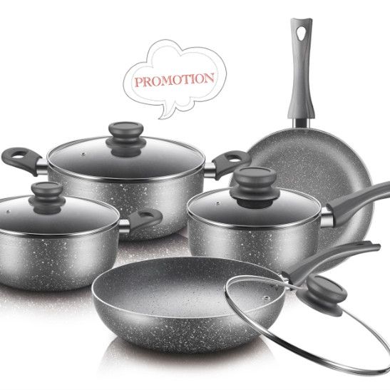 Press aluminium cookware sets