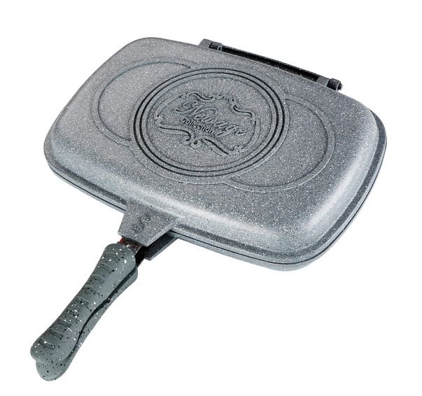 Die-Casting Aluminium Double Sided Frying Pan