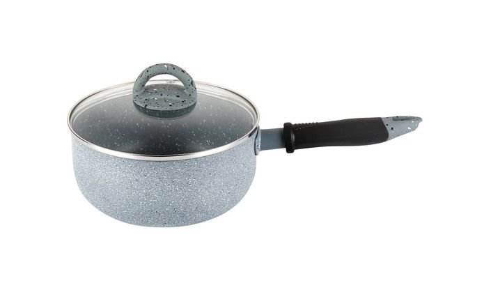 Die-Casting Aluminium Marble Coating Sauce Pan