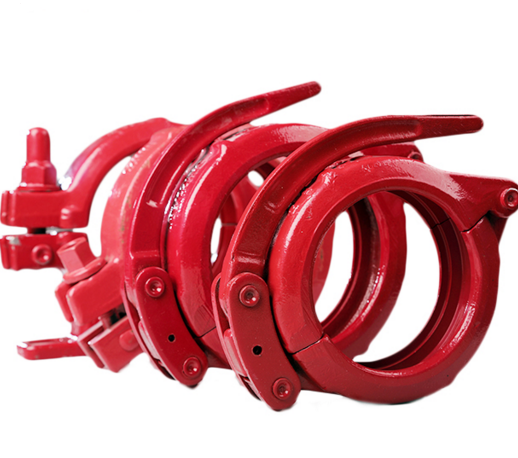 High Quality DN80 DN125 DN150 forged concrete pump clamp coupling for Concrete Pump pipeline