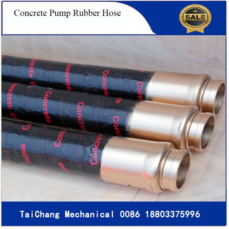 High quality Concrete Pump Rubber End Hose DN125 5 Inch High Pressure End Hose for Construction machinery