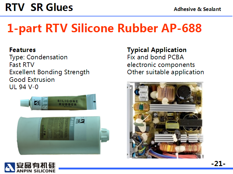 rtv silicone , single component silicone rubber ,bonding silicone glue 