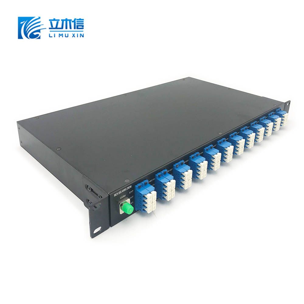 Superme Quality 19' 1U Rack mount 50G 96CH AAWG Athermal AWG Module DWDM Mux Demux for Long-Haul transportation