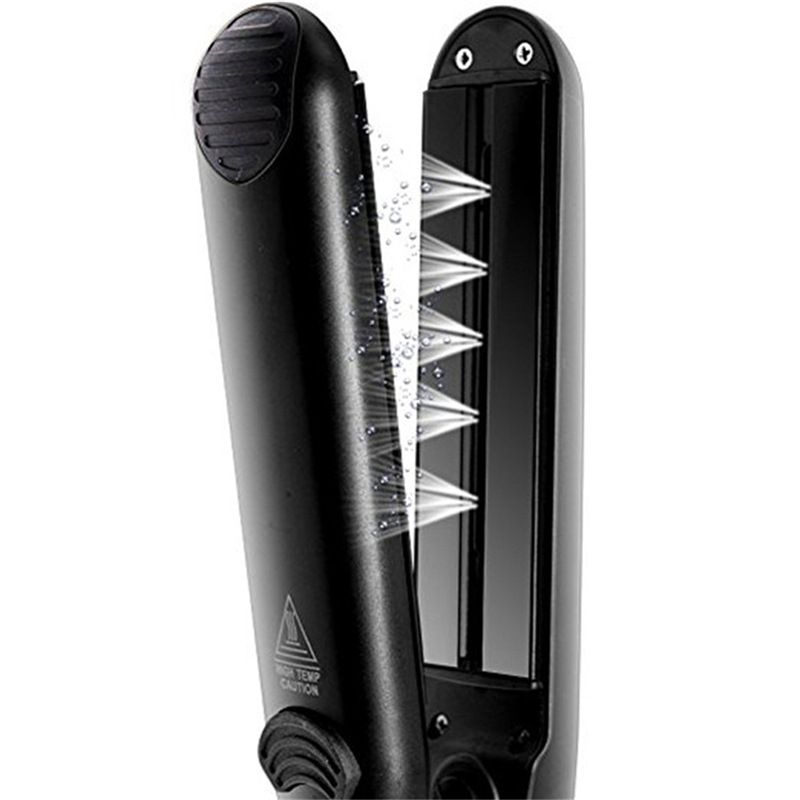 Steam Function Flat Iron Tourmaline Ceramic Vapor Professional Hair Straightener with Argan Oil Infusion Straightening Irons