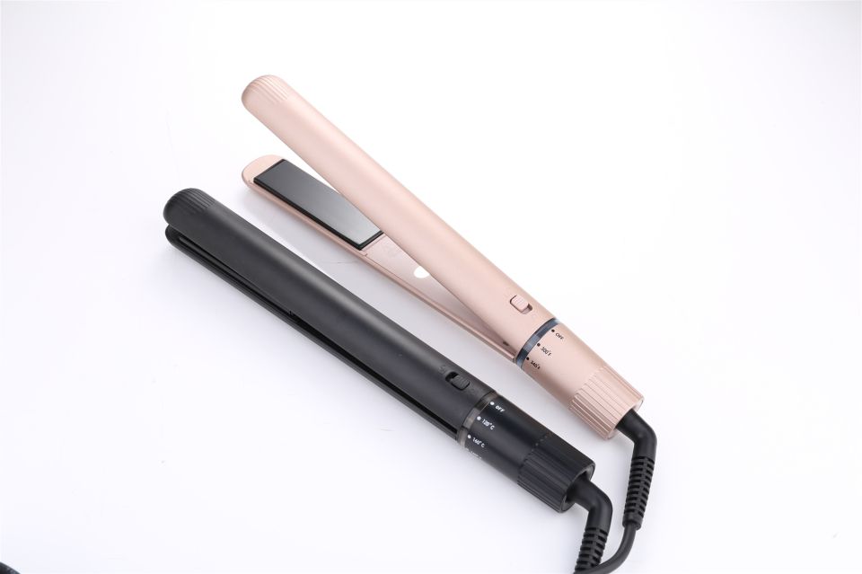 Hot style ceramic electric splint straightener negative ion straightener double roll curling stic straightening magic device