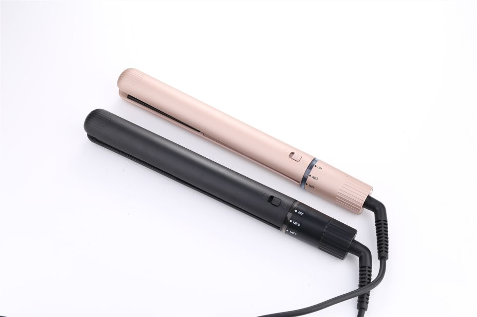 Hot style ceramic electric splint straightener negative ion straightener double roll curling stic straightening magic device